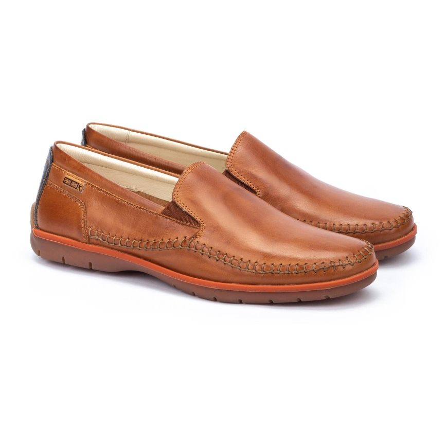 Men's Pikolinos MARBELLA Moccasins Brown | NZ I05821A